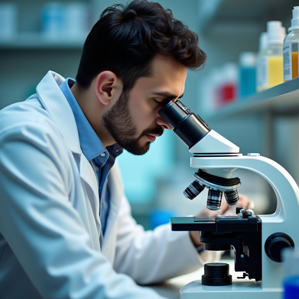 Análisis de calidad en laboratorio