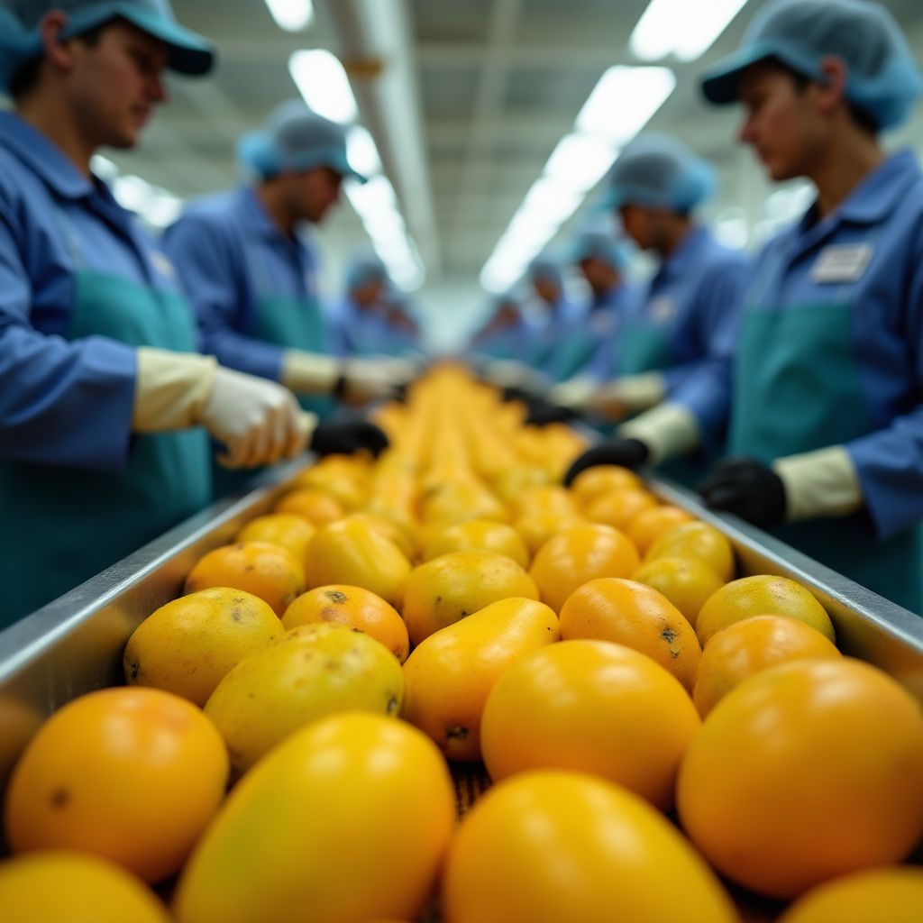 Clasificación manual de frutas